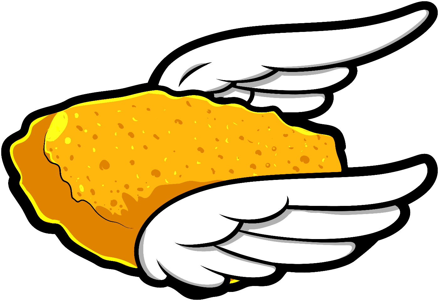 The Ahh Scallops! flying scallop logo